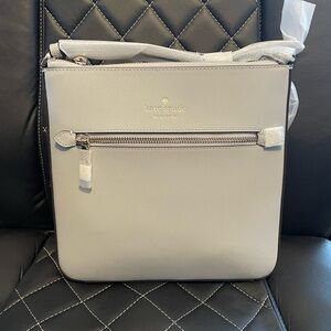 Kate Spade Sadie Large Crossbody in platinum